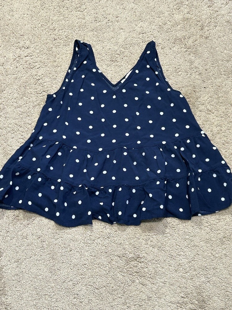 Loft Womens Shirt Size Small Multicolor Polka Dot Classic Dressy Flowy Comfort