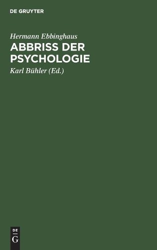 Hermann Ebbinghaus Abbriss Der Psychologie (Hardback)Another great item from Rarewaves USA | Free delivery!