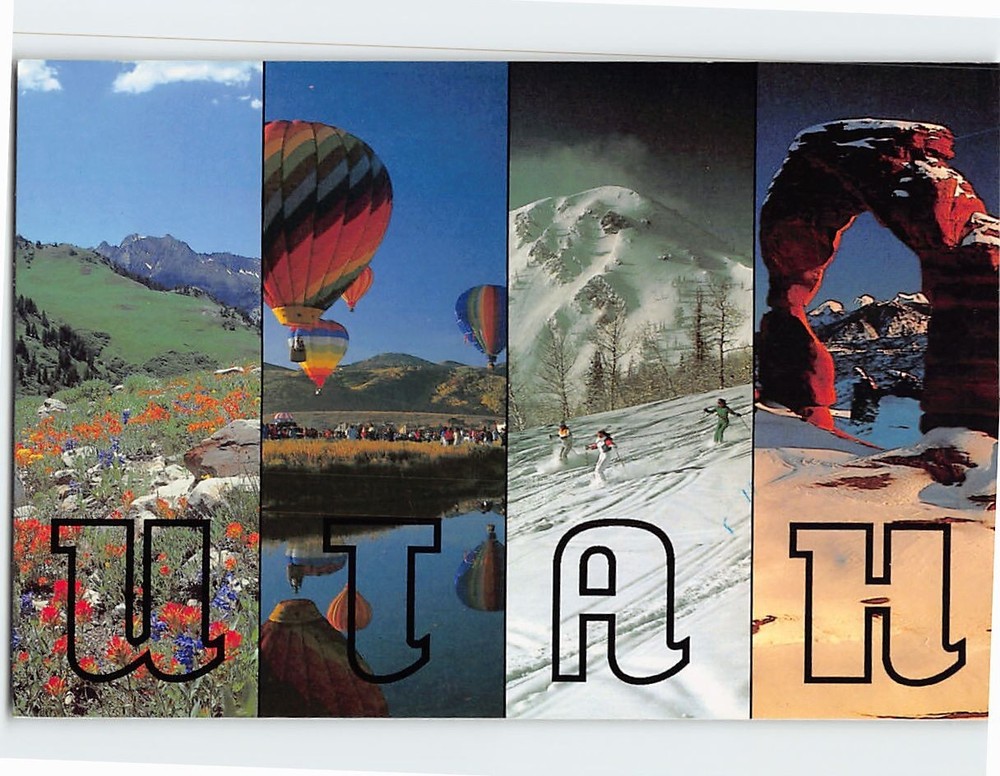 Postcard Scenes & Views Utah USA