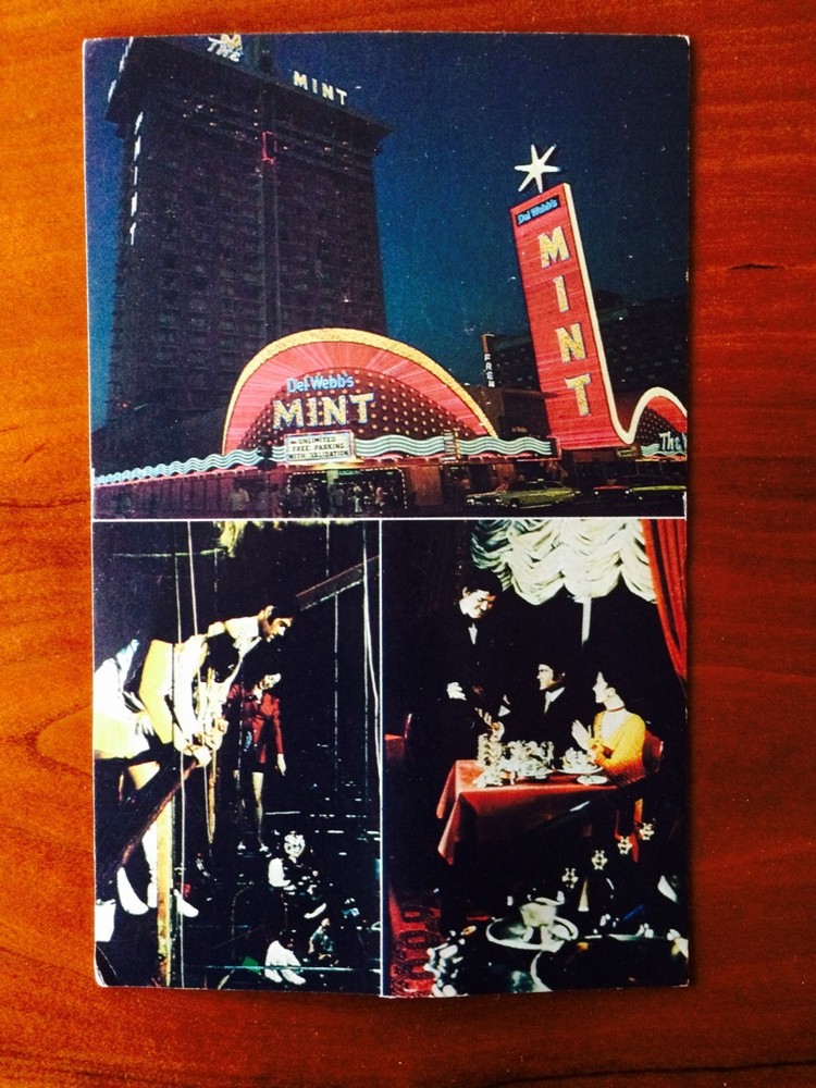 Vintage Postcard Del Webb's Mint Hotel-Casino, Las Vegas, Nevada