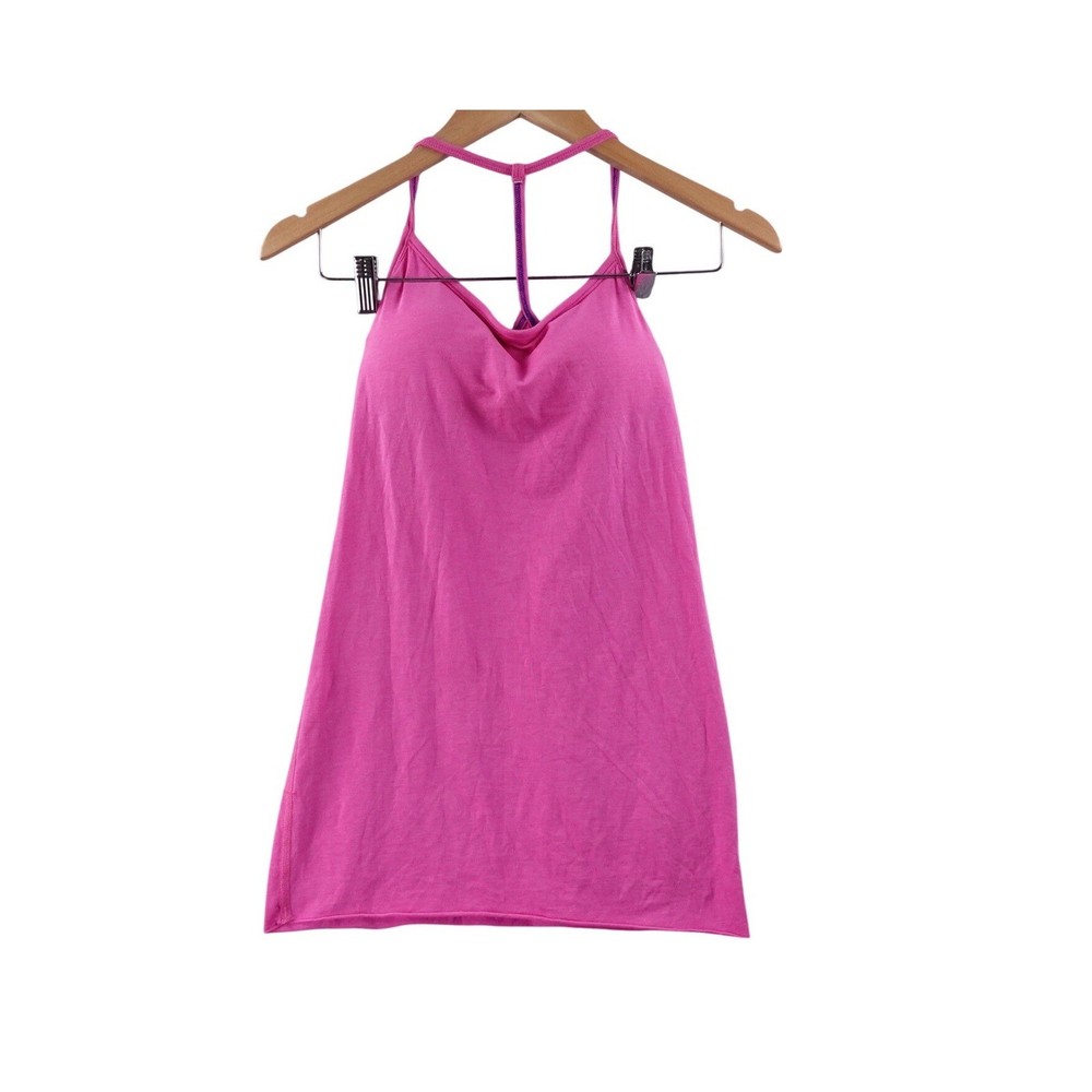 Lululemon Pink Racerback Athletic Tank Top Women's Size 4