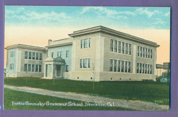 California - Stockton, Lottie Grunsky Grammar School Pc 145