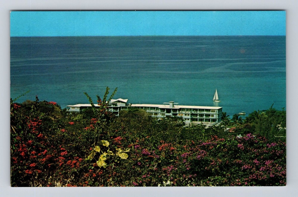 Montego Bay Jamaica-West Indies, Montego Bay Hotel, Vintage Postcard