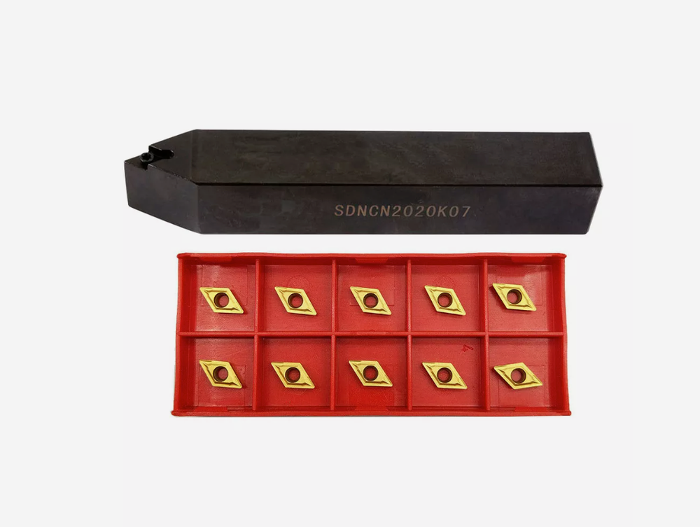 SDNCN2020H07/SDNCN2020K07 20x100mm Lathe External Turning Tool Holder+DCMT070204