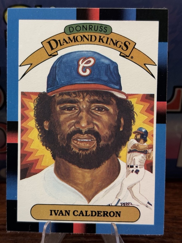 1988 Donruss - Diamond Kings Ivan Calderon #25