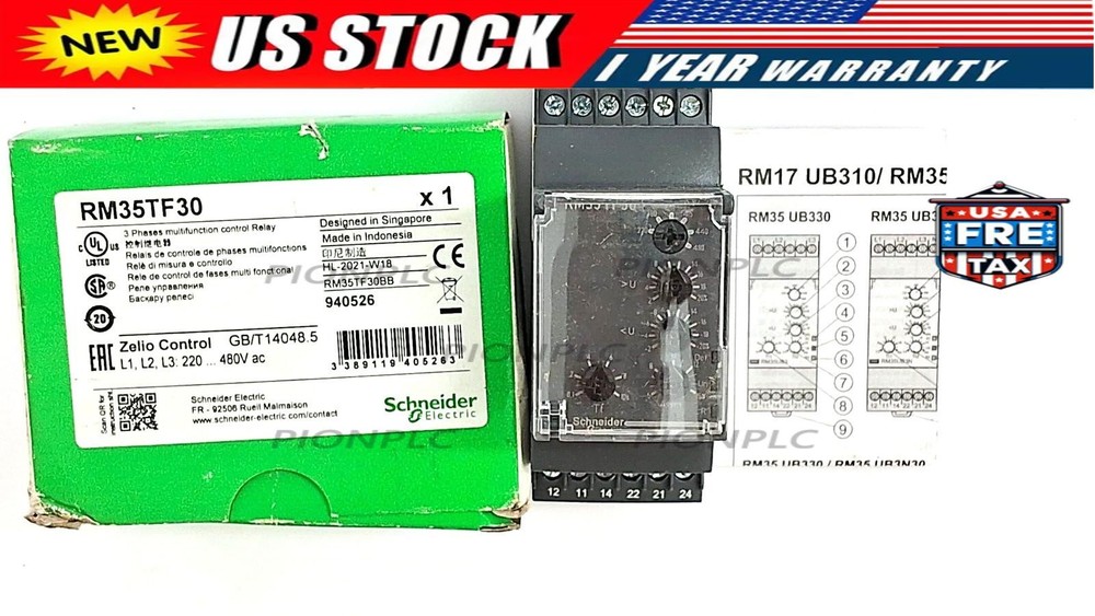 Schneider Electric Rm35Tf30 220-480Vac Nsmp Control Relay