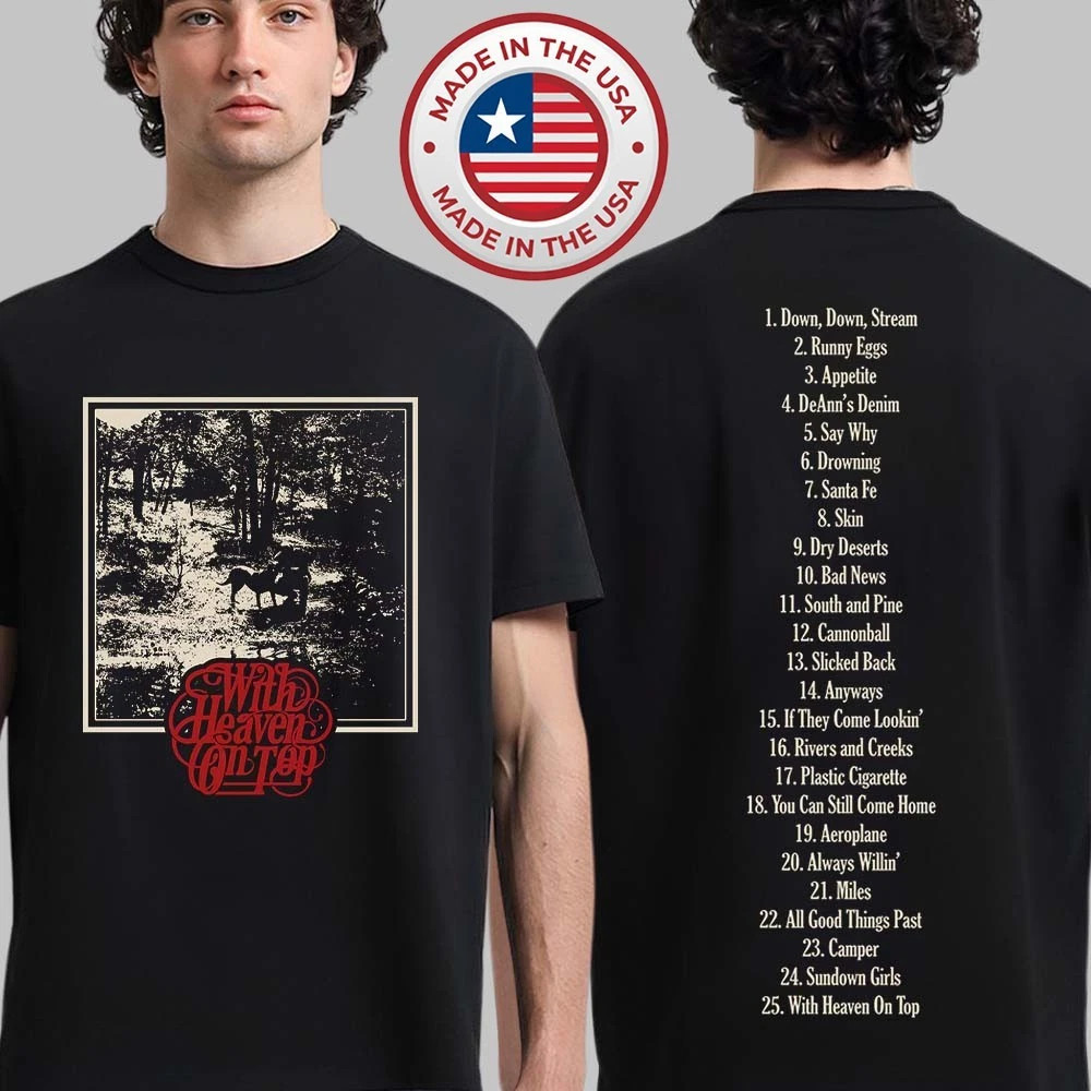 Zach Bryan With Heaven On Top Tour 2026 Merch T-Shirt