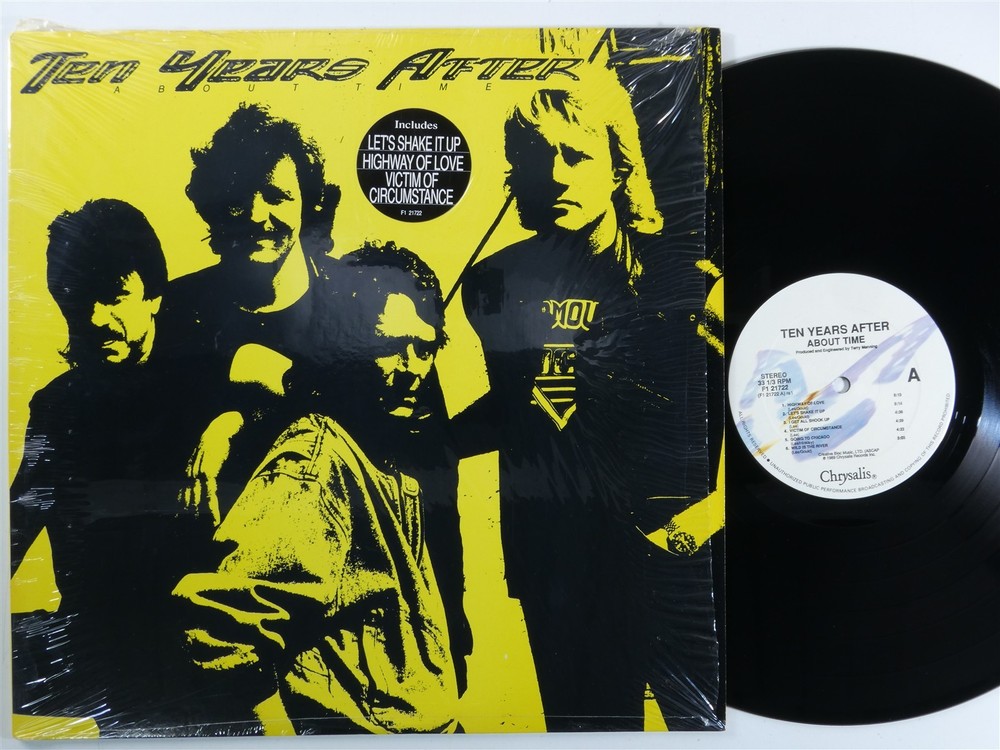TEN YEARS AFTER About Time CHRYSALIS LP VG++ SHRINK f