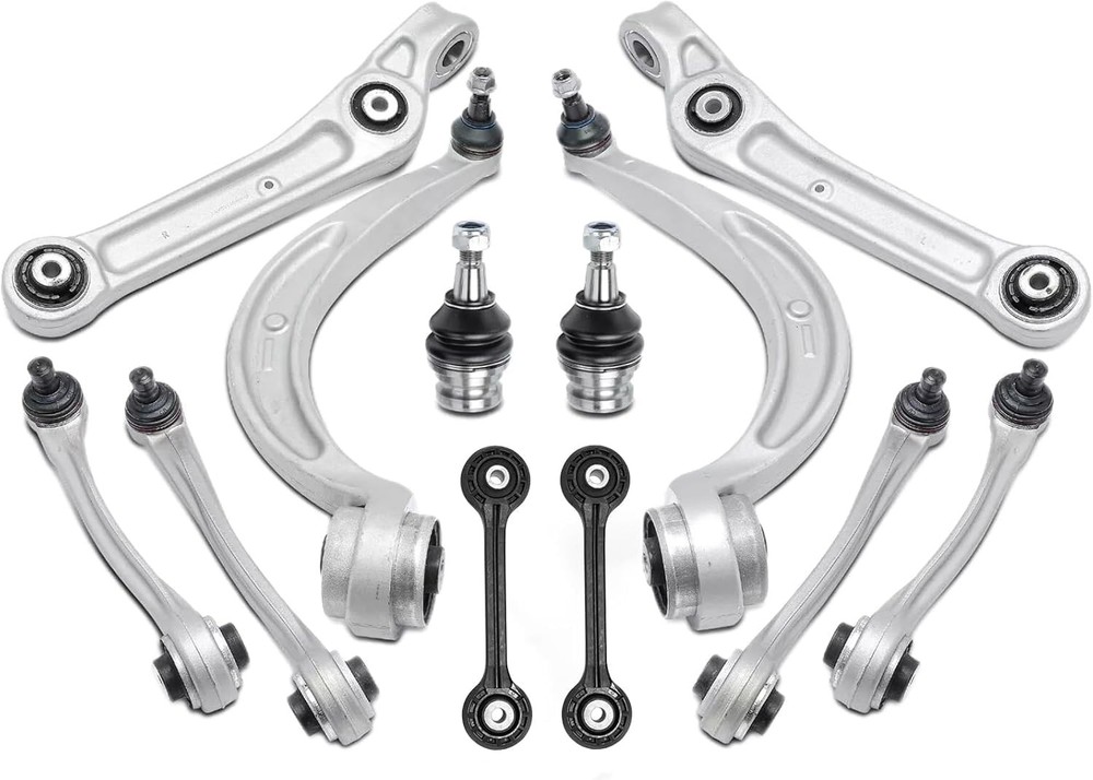 12PCS Front Control Arm Suspension Kit For Audi A4 A5 S4 S5 8W B9 8W0407505