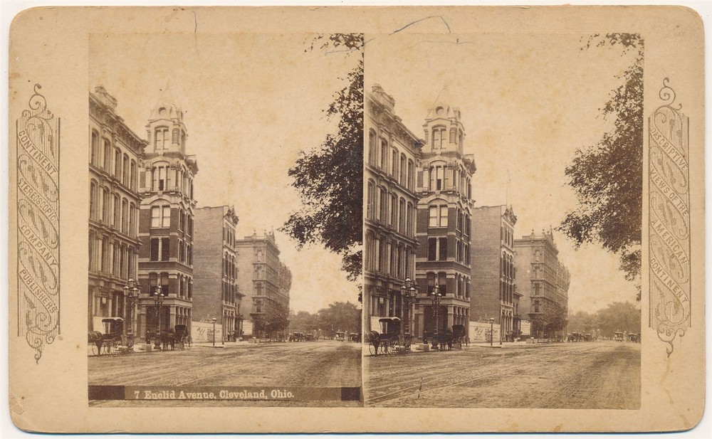 OHIO SV - Cleveland - Euclid Ave - Continent Stereo Co 1880s