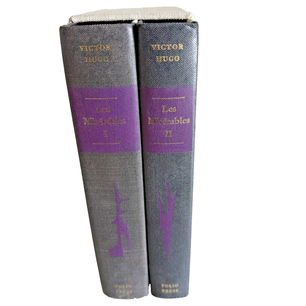Les Misérables Victor Hugo Folio Society 1976 2 Vol Boxed Set Lynd Ward Illus