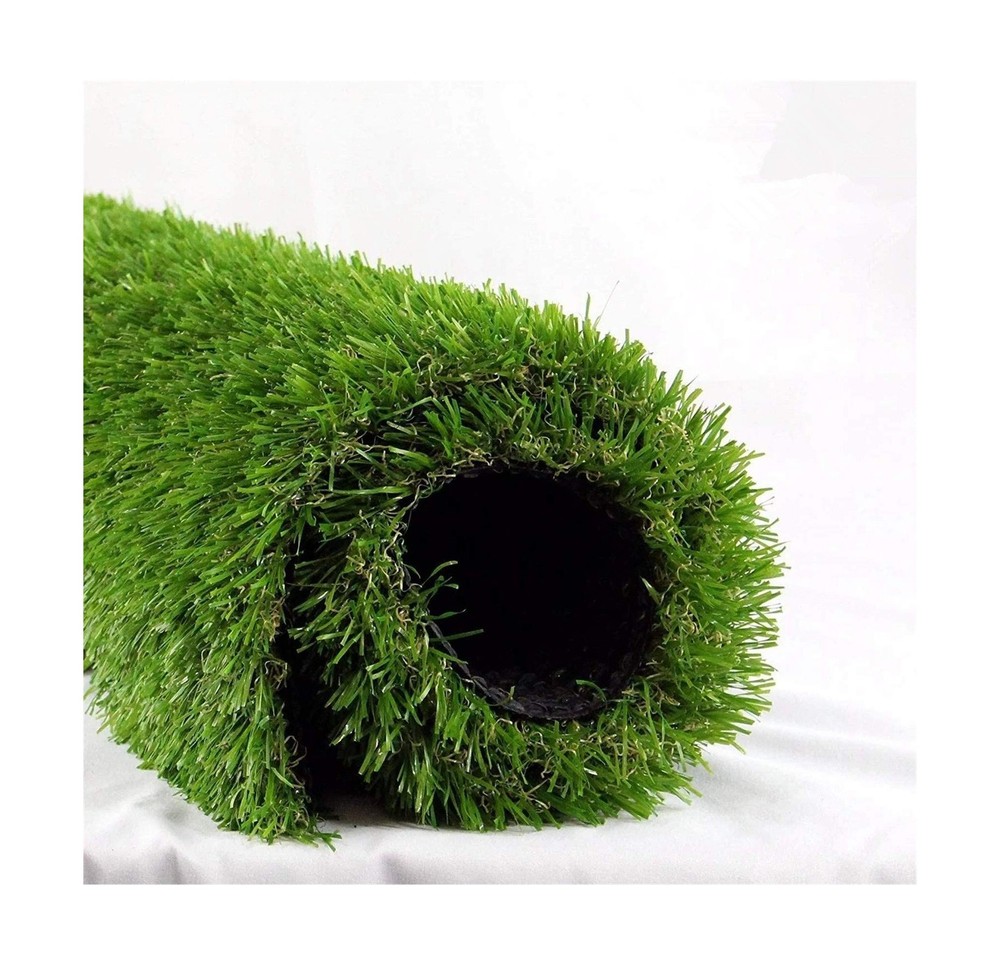 LITA Realistic Deluxe Artificial Grass Synthetic Thick Lawn Turf Carpet (7 FT...