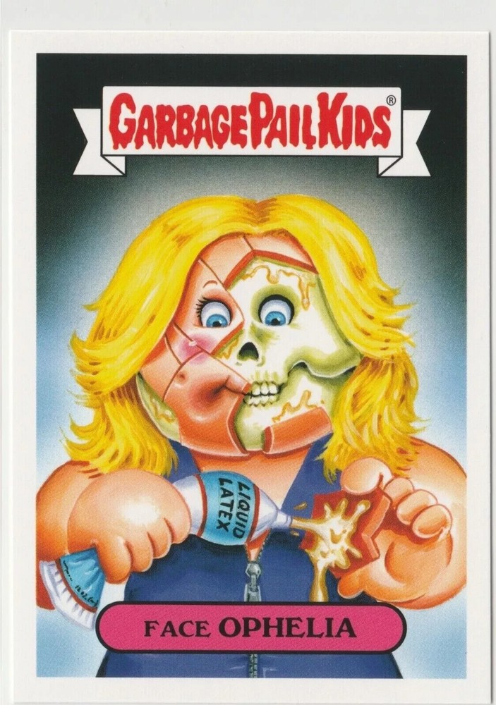 Face Ophelia #8a Garbage Pail Kids GPK 2016 Prime Slime Trashy TV Card