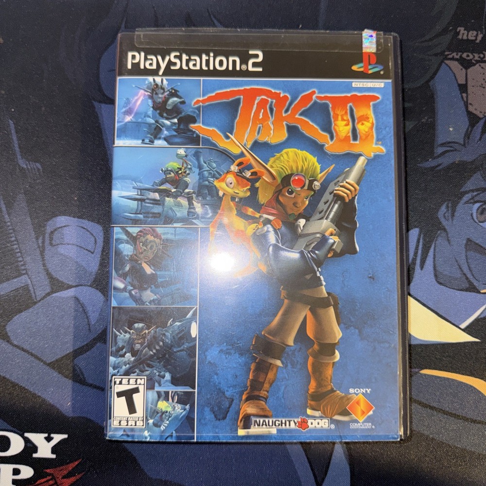 Jak II 2 Sony PlayStation 2 2003 PS2 Black Label CIB