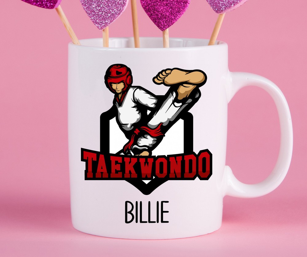 Personalized Taekwondo Mug Taekwondo Gift Ideas Taekwondo Cup Gifts For