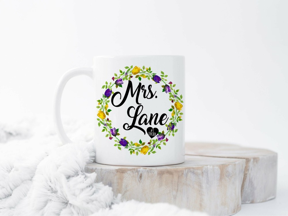 Personalized Teacher Mug Teacher Christmas Gifts Coffee Gift Teacher