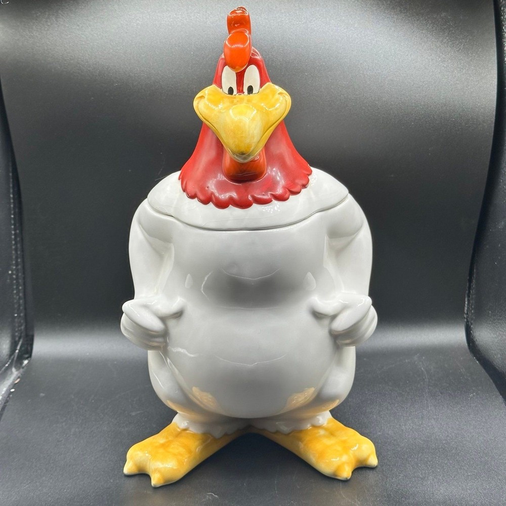 Damaged* VTG Foghorn Leghorn Cookie Jar 1993 Warner Bros