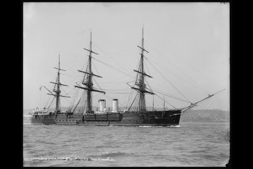 General Admiral,Russian ship,Government vessels,sailing,Detroit Publishing,1890