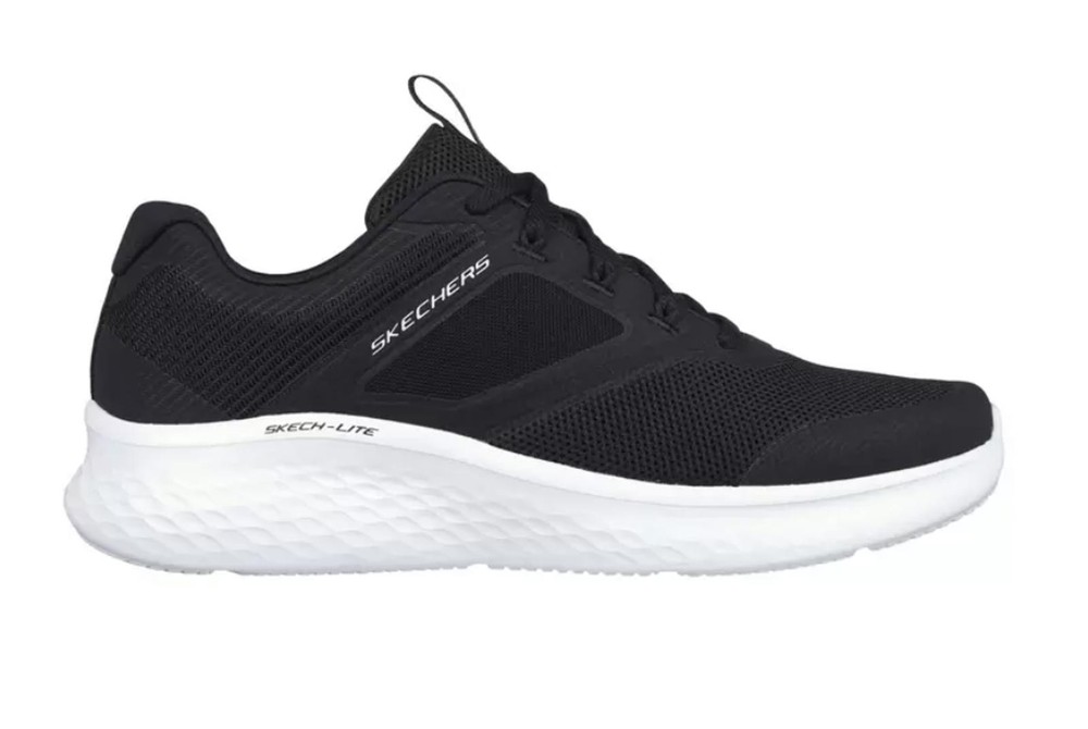 Skechers Men’s Lite Pro Trainers UK 9 Black Shoes Memory Foam Comfort Walking