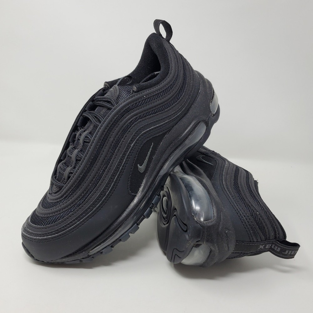 Nike Air Max 97 AM97 Triple Black Dark Grey 921733-001 Women's Size 7