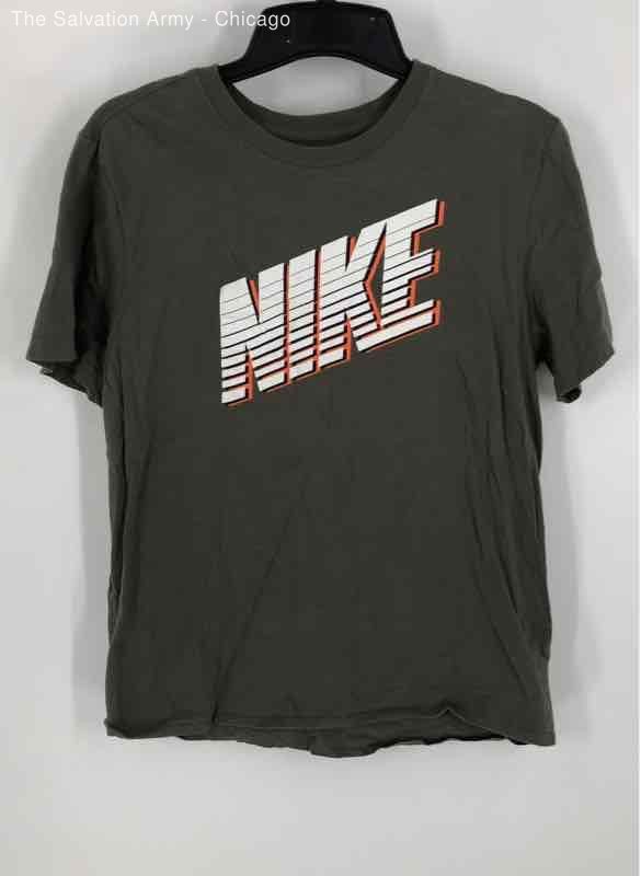 Nike Mens Green Crew Neck Short Sleeve Pullover T-Shirt Size Medium