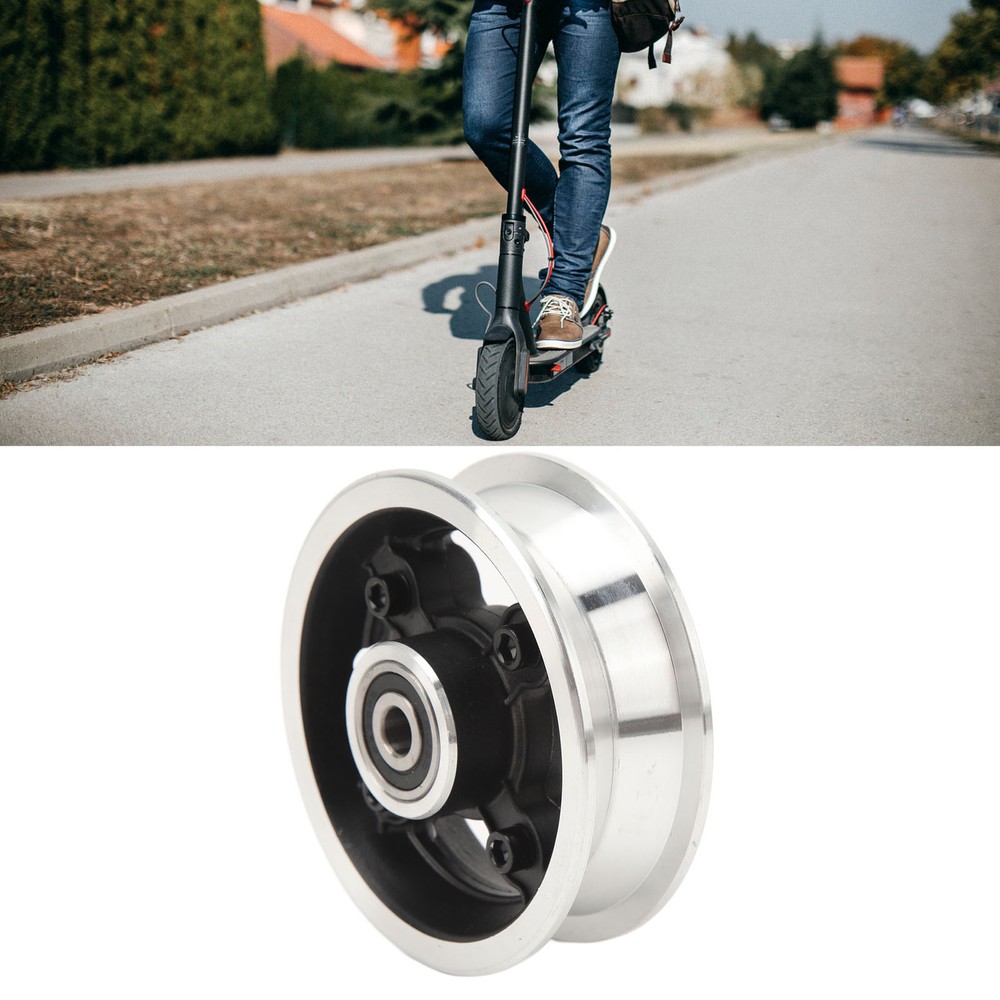 Electric Scooter Front Wheel Hub 28mm Aluminum Alloy 8Inch Electric Scooter AC