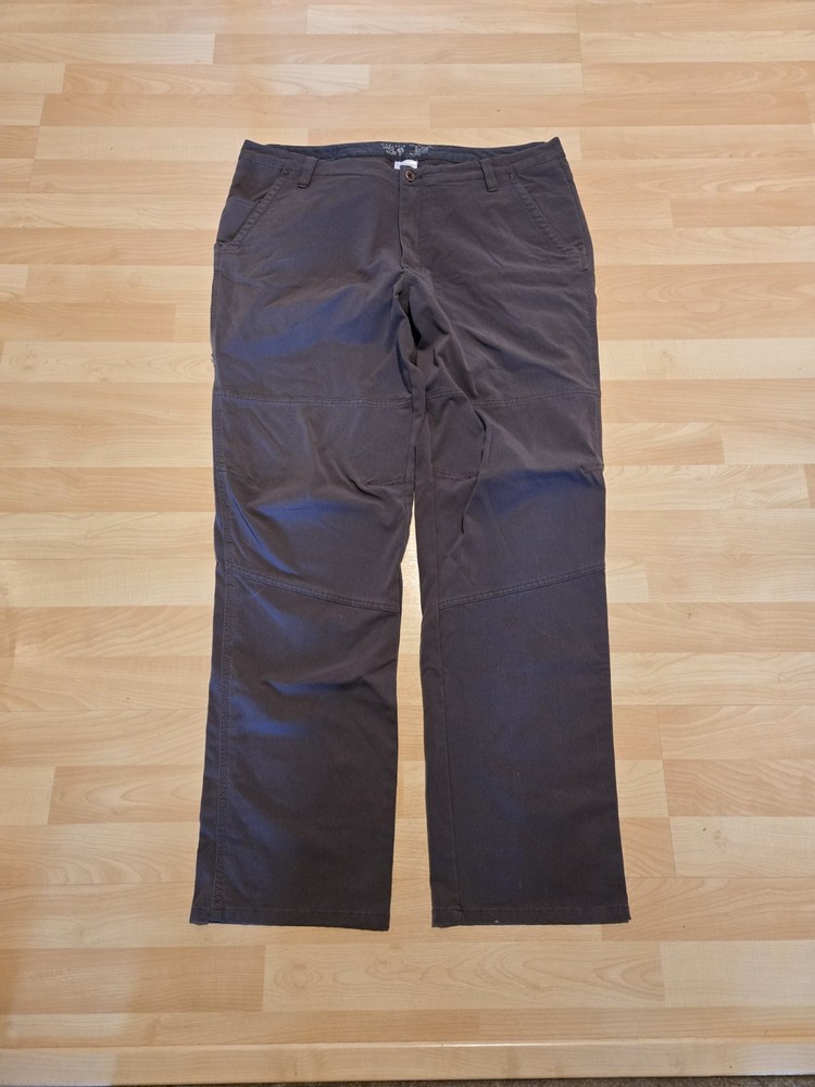 Mountain Hardwear Men's Hiking Pants Regular Gray Size Medium W38L32