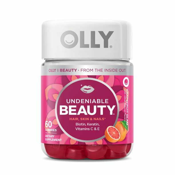 OLLY Undeniable Beauty Gummy Supplement for Hair- Skin- Nails- 60 Ct