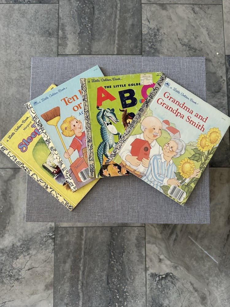 Set Of 4 - Miscellaneous Little Golden Books