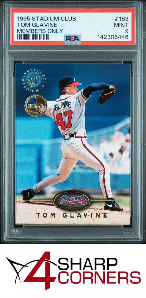 1995 Stadium Club Members Only #183 Tom Glavine Hof Pop 1 Psa 94SC breaks auction records weekly! Consign today!
