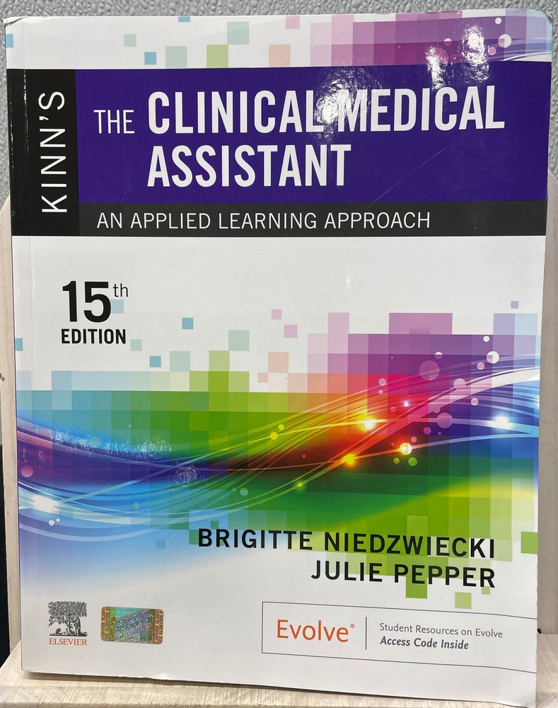 Kinn's The Clinical Medical Assistant by Brigitte Niedzwiecki 15E 2023 Paperback