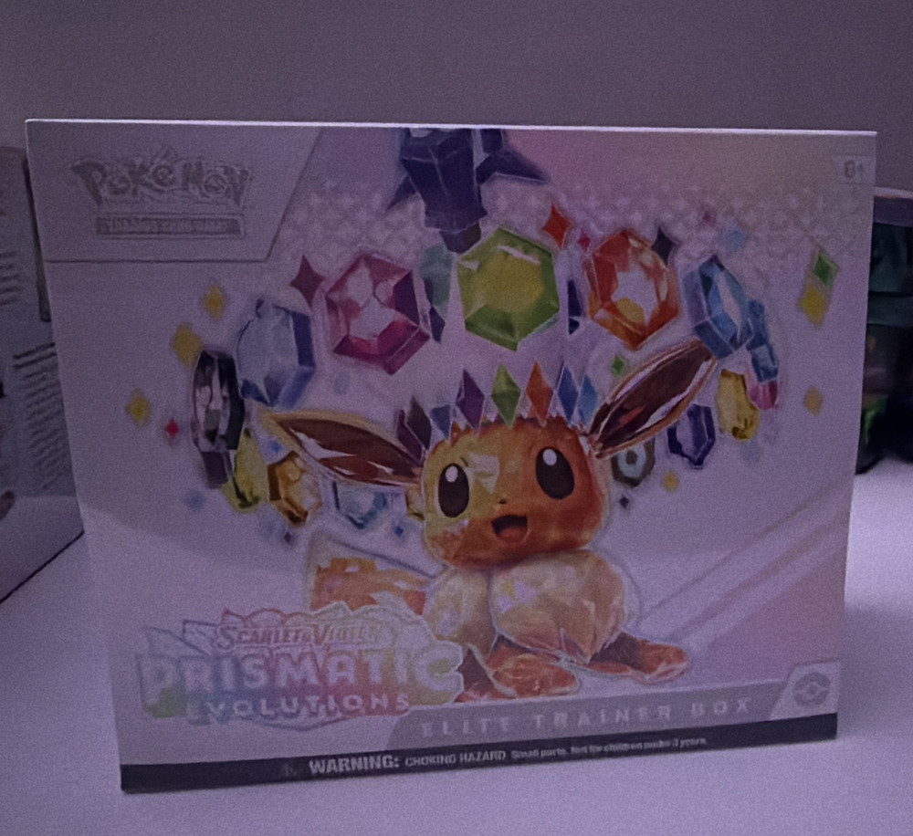 Pokémon TCG Prismatic Evolutions Elite Trainer Box Eevee English 2025