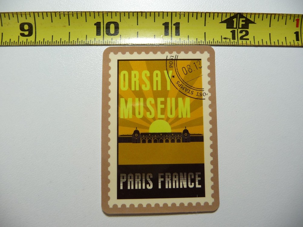 Orsay Museum Paris France sticker decal for world travel sites famous landmarks