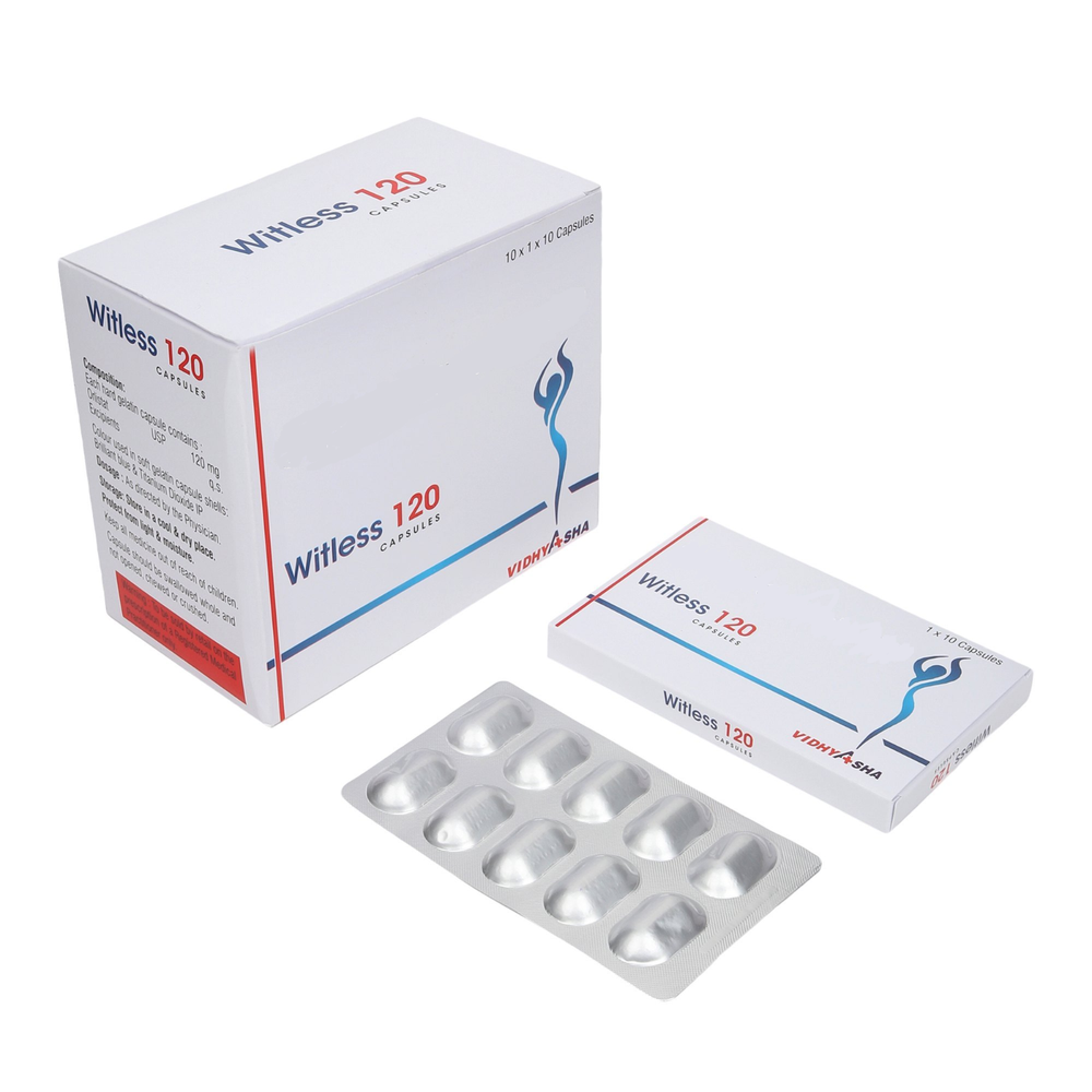 PACK OF 200 CAPS NEW WITLESS FOR WEIGHT LOSS HERBAL FORMULA FOR UNISEX