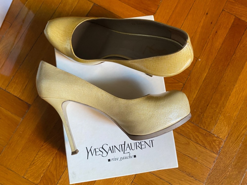 YSL Women's Designer Heels Pre-Owned Luxury Shoes