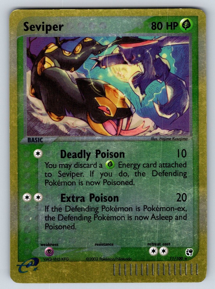 Reverse Holofoil Seviper 11/100 Sandstorm