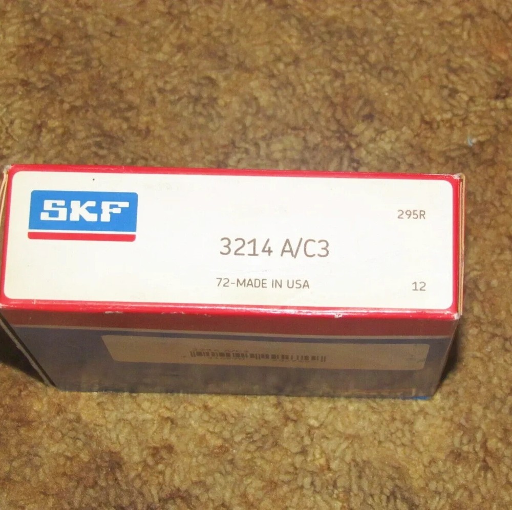 NEW SKF 3214 A/C3 double row angular contact ball bearing 1PCS #PA