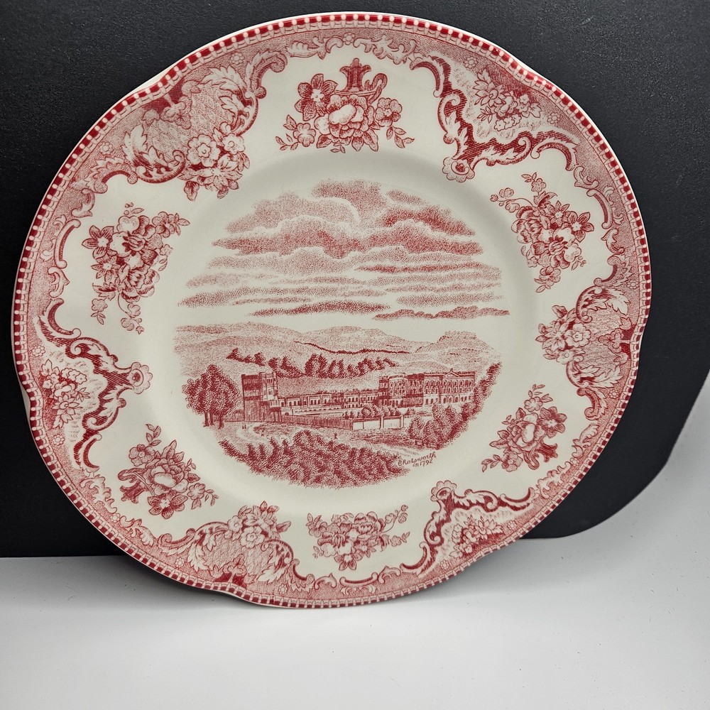 Vintage Johnson Brothers Pink Old Britian Castles 8
