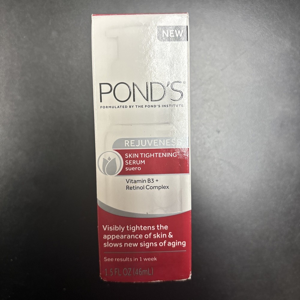 Ponds Skin Tightening Serum Vitamin B3 + Retinol Complex 1.5 Oz