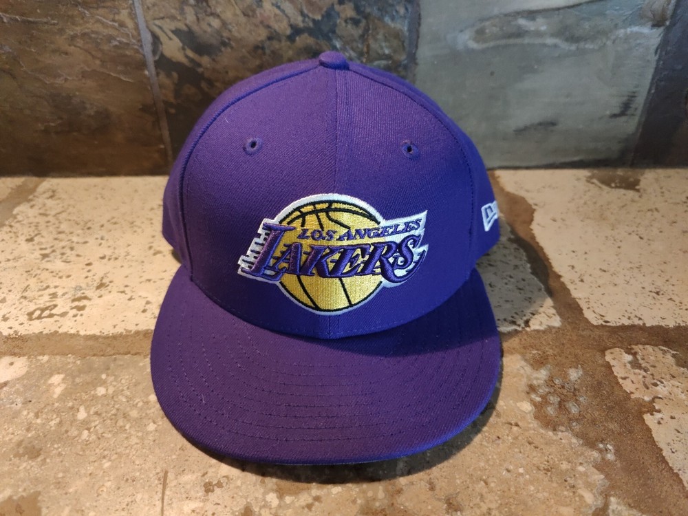 Los Angeles Lakers New Era 9Fifty Purple Adjustable Snapback Hat Baseball Cap