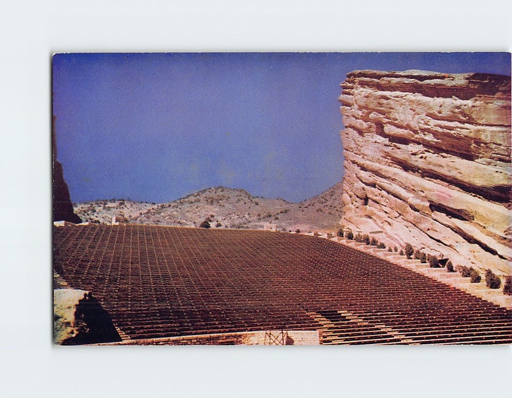 Postcard Red Rocks Park Amphitheatre Denver Colorado USA