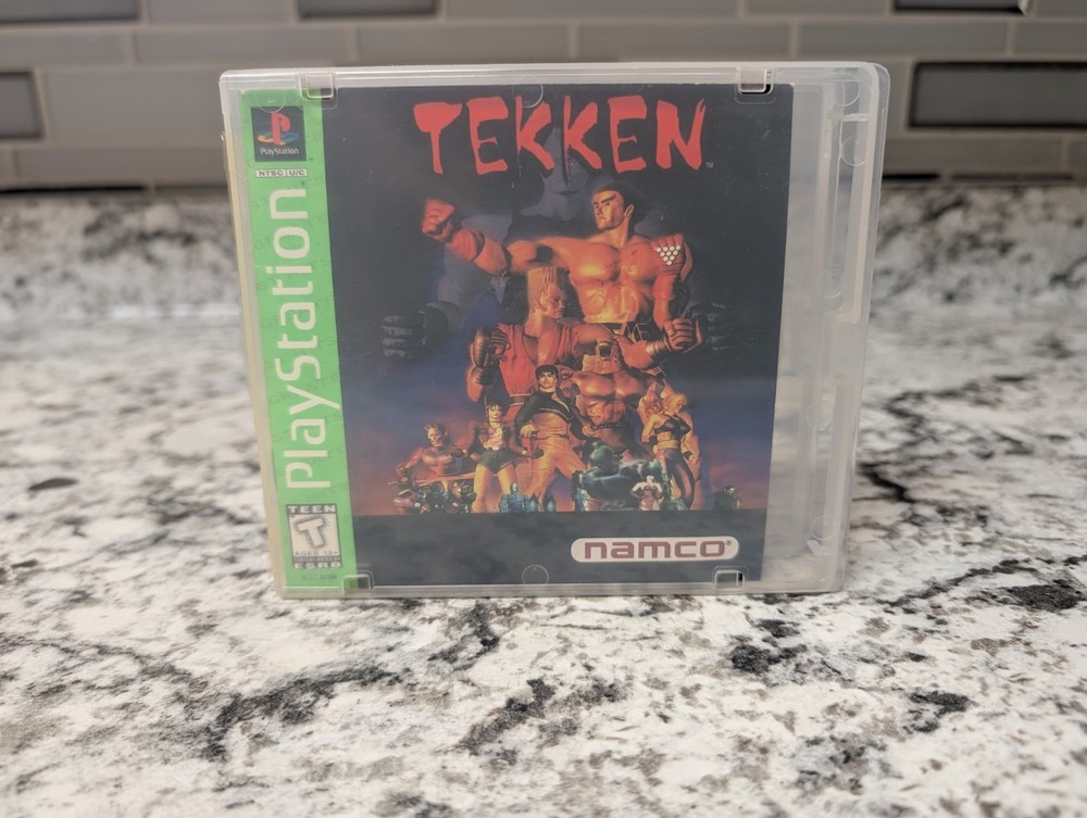 Tekken Sony PlayStation 1 PS1 1995 Namco GAME DISC ONLY + Manual Tested