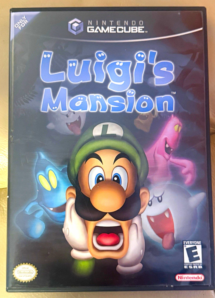 Nintendo Luigi's Mansion GameCube Disc, Case & Manual NTSC-U/C E