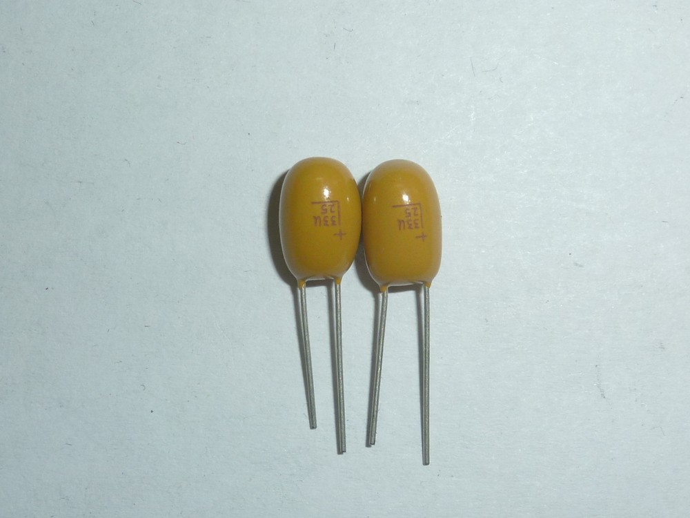 20Pcs Tantalum Capacitor DIP 25V33UF 33UF 25V 336 Radial