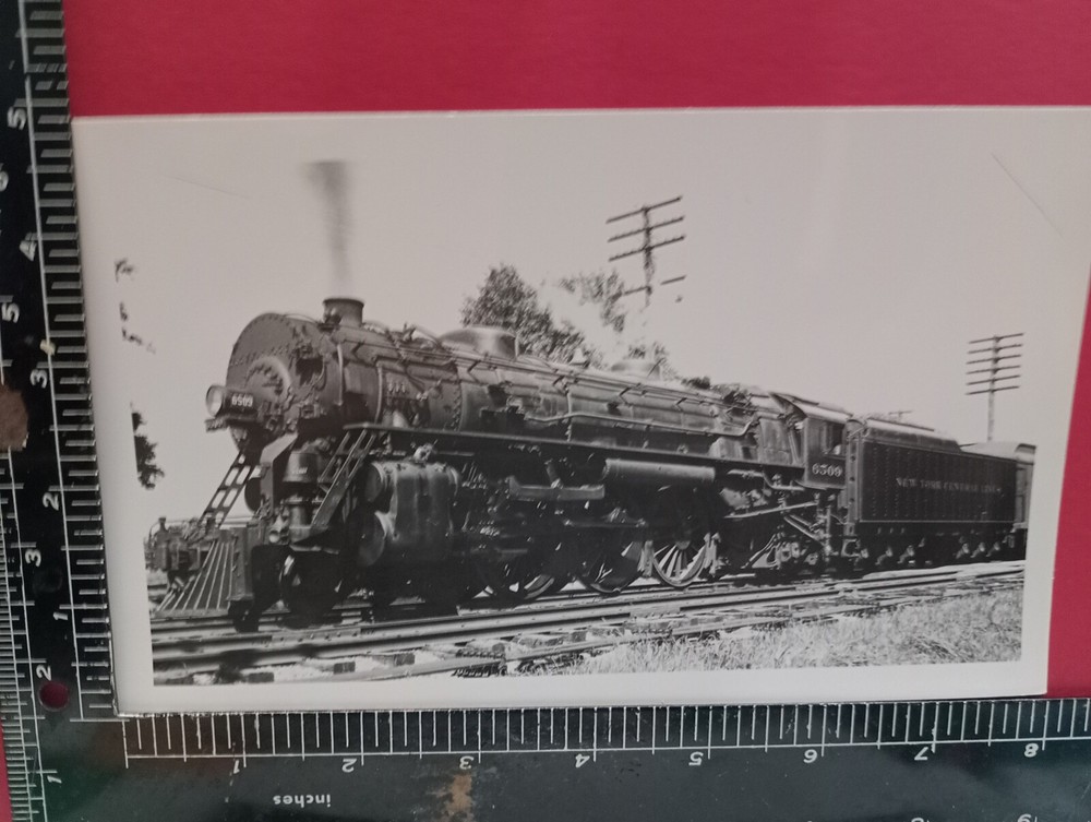 New York Central Railroad Locomotive #6509 Original Photo Used On Ccc&Stl Rr