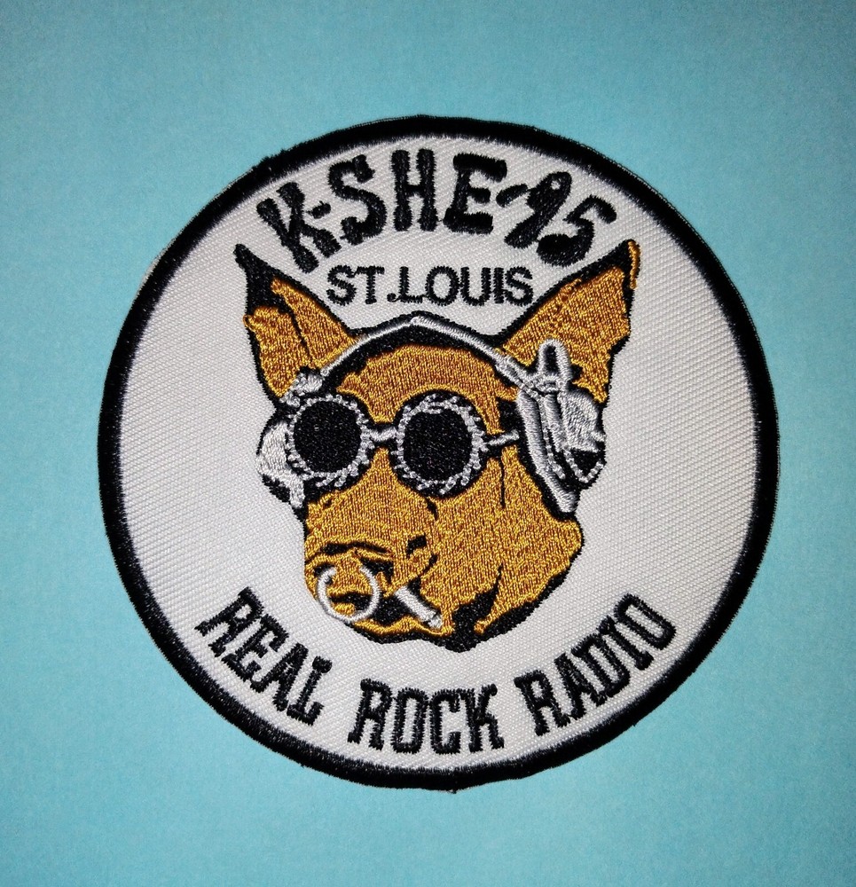 KSHE 95 Real Rock Radio PATCH - Embroidered Sew Iron k-she St. Louis