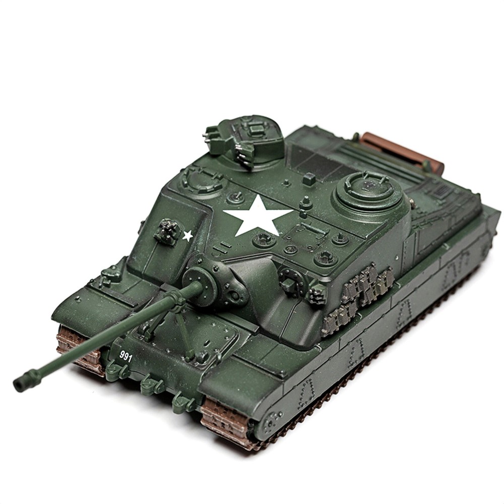 14cm Diecast Alloy 1/72 WWII British Army A39 Tortoise Tank Model Static Display