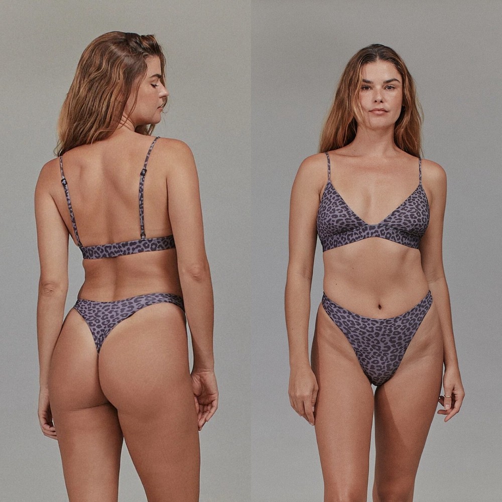 ACACIA SWIM BURMA BRAZIL LINING MINIMAL BIKINI BOTTOM (M) NWT-image