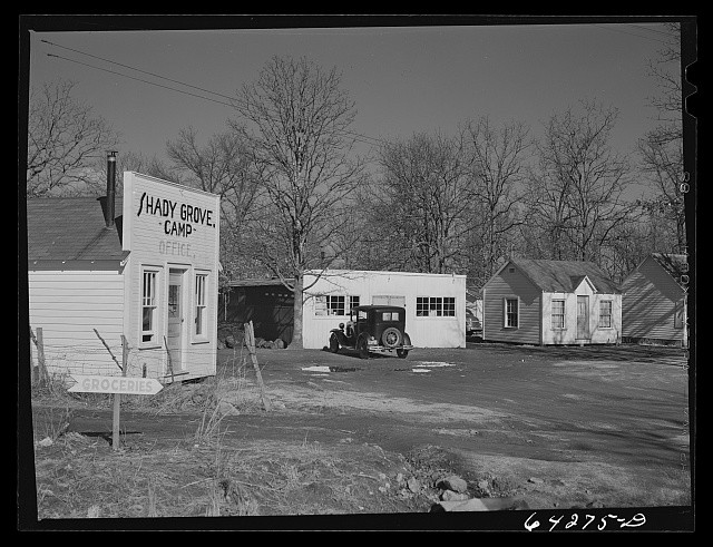 Newton County Missouri Camp Crowder Hady Grove Camp 1942 Tents Trailers Cabins