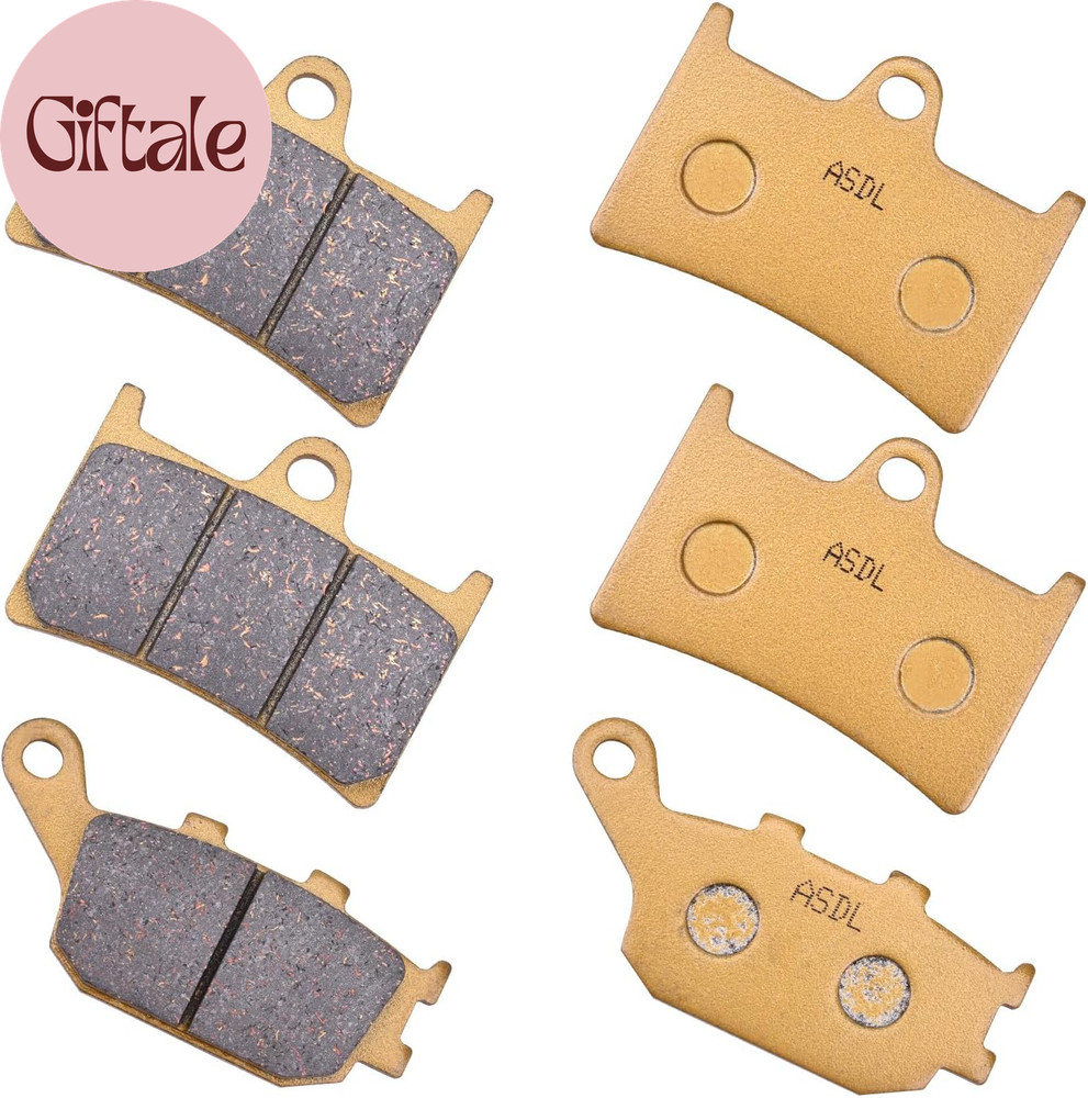 Brake Pads Kit Ceramic Fit for Yamaha MT-07 2014-2021 MT-09 2017-2021 Tracer 900